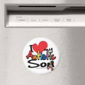 Aimant J'Aime Mon Fils Autiste (In Situ (Lave-vaisselle))