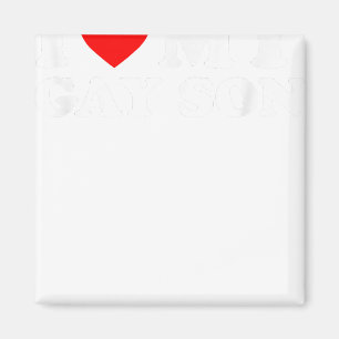 Aimant J'Aime Mon Fils Gay