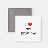 Aimant J'Aime Mon Grammy (Recto/Verso)