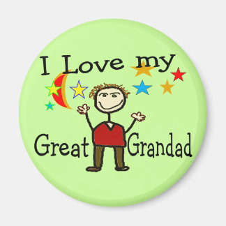 Aimant J'Aime Mon Grand-Père