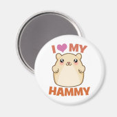 Aimant J'Aime Mon Hammy (Recto/Verso)