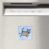 Aimant j'aime mon heeler bleu (In Situ (Lave-vaisselle))