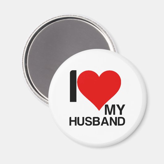 AIMANT J'AIME MON MARI (Recto/Verso)