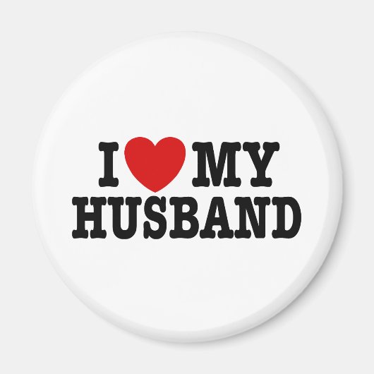 Aimant J'Aime Mon Mari (Devant)