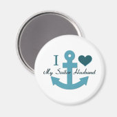 Aimant J'Aime Mon Mari De Voile (Recto/Verso)