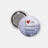 Aimant J'Aime Mon Mari Norvégien (Recto/Verso)