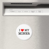 Aimant J'Aime Mon MINEUR (In Situ (Lave-vaisselle))
