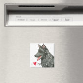 Aimant J'aime mon Mudi (In Situ (Lave-vaisselle))