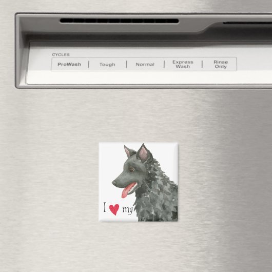 Aimant J'aime mon Mudi (In Situ (Lave-vaisselle))