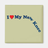Aimant J'Aime Mon Nouveau Genou (Devant)