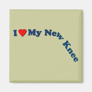 Aimant J'aime mon nouveau genou