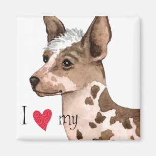 Aimant J'aime mon orchidée inca péruvienne