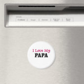 Aimant J'aime mon papa (In Situ (Lave-vaisselle))