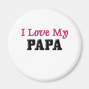 Aimant J'aime mon papa