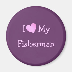 Aimant J'Aime Mon Pêcheur