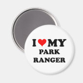 Aimant J'Aime Mon Ranger De Parc (Recto/Verso)