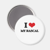 Aimant J'Aime Mon Rascal (Recto/Verso)