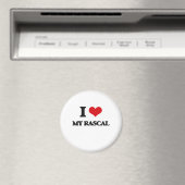 Aimant J'Aime Mon Rascal (In Situ (Lave-vaisselle))