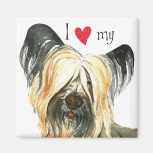 Aimant J'aime mon Skye Terrier