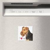Aimant J'aime mon Terrier gallois (In Situ (Lave-vaisselle))
