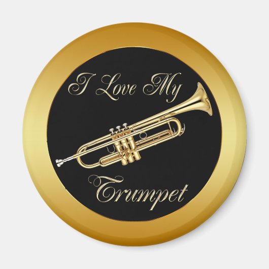 AIMANT J'AIME MON TRUMPET (Devant)