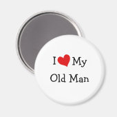 Aimant J'Aime Mon Vieux Homme (Recto/Verso)