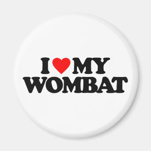 AIMANT J'AIME MON WOMBAT