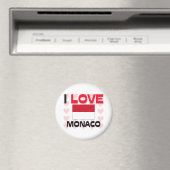 Aimant J'aime Monaco (In Situ (Lave-vaisselle))