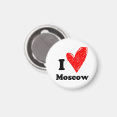 Aimant J'aime Moscou (Recto/Verso)