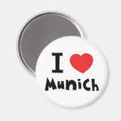 Aimant J'aime Munich (Recto/Verso)