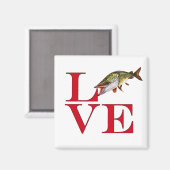 Aimant J'aime Muskie (Recto/Verso)
