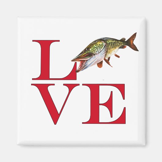 Aimant J'aime Muskie (Devant)