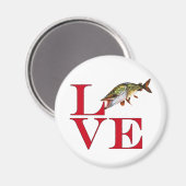 Aimant J'aime Muskie (Recto/Verso)