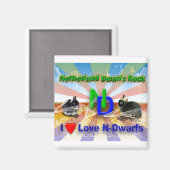 Aimant J'aime Netherland Dwarf Bunnies (Recto/Verso)