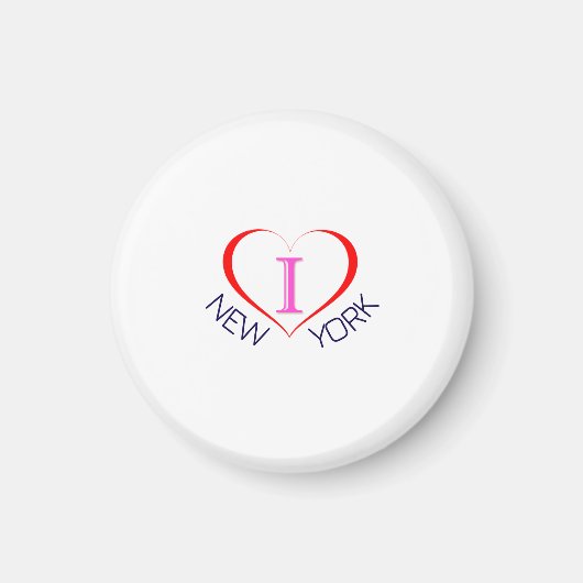 Aimant J'aime New York (Devant)