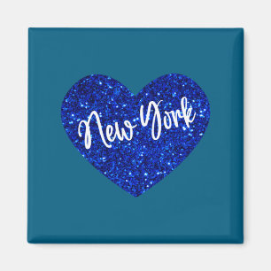 Aimant J'aime New York États-Unis Cœur
