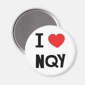 Aimant J'aime Newquay (Recto/Verso)