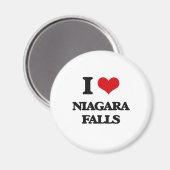 Aimant J'aime Niagara Falls (Recto/Verso)