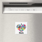 Aimant J'aime nick (In Situ (Lave-vaisselle))