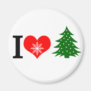 Aimant J'aime Noël