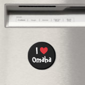 Aimant J'aime Omaha (In Situ (Lave-vaisselle))