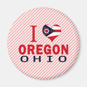 Aimant J'aime Oregon, Ohio