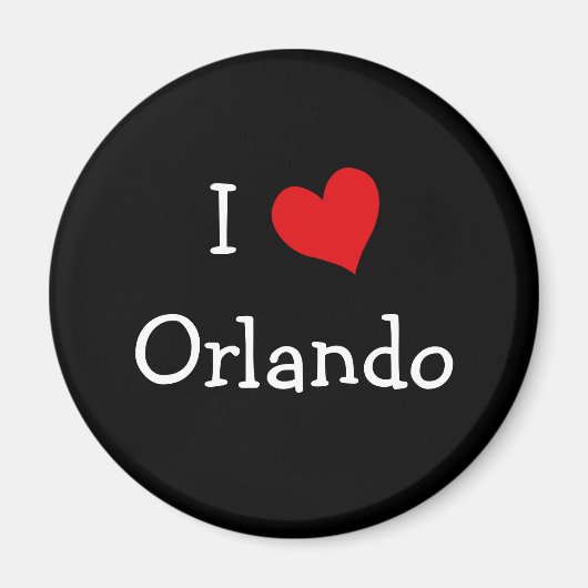 Aimant J'aime Orlando (Devant)