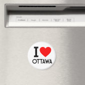 Aimant J'aime Ottawa (In Situ (Lave-vaisselle))