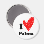 Aimant J'aime Palma (Recto/Verso)