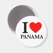 Aimant J'aime Panama (Recto/Verso)
