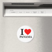 Aimant J'aime Panama (In Situ (Lave-vaisselle))