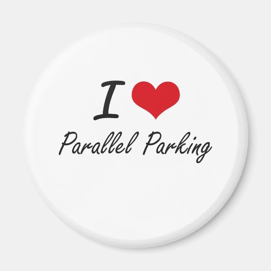 Aimant J'Aime Parallel Parking (Devant)