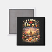 Aimant J'aime Paris (Recto/Verso)