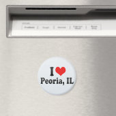Aimant J'aime Peoria, IL (In Situ (Lave-vaisselle))